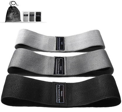 Fabric Resistance Hip Booty Bands – Glute & Thigh Elastic Bands for Squats & Yoga