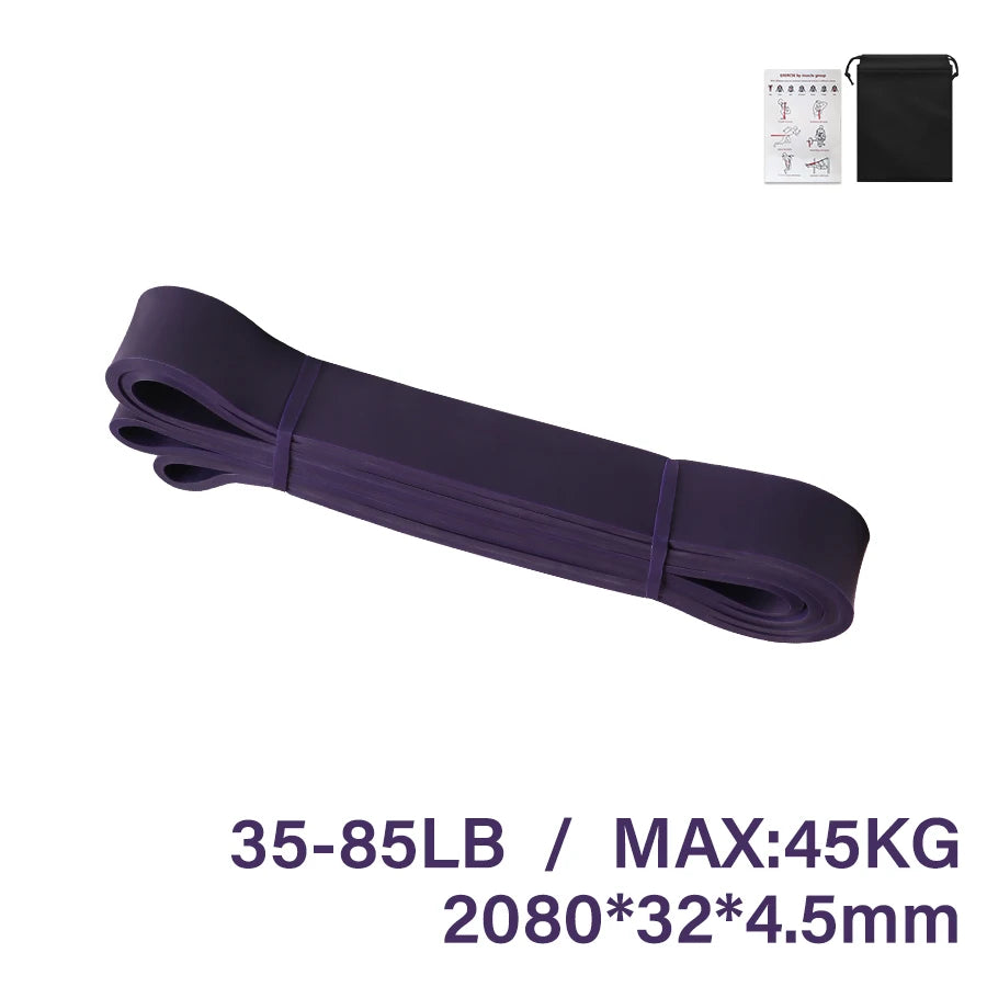 Workout Pilates Latex Resistance Band – Heavy Duty Exercise Band for Strength & Stretch