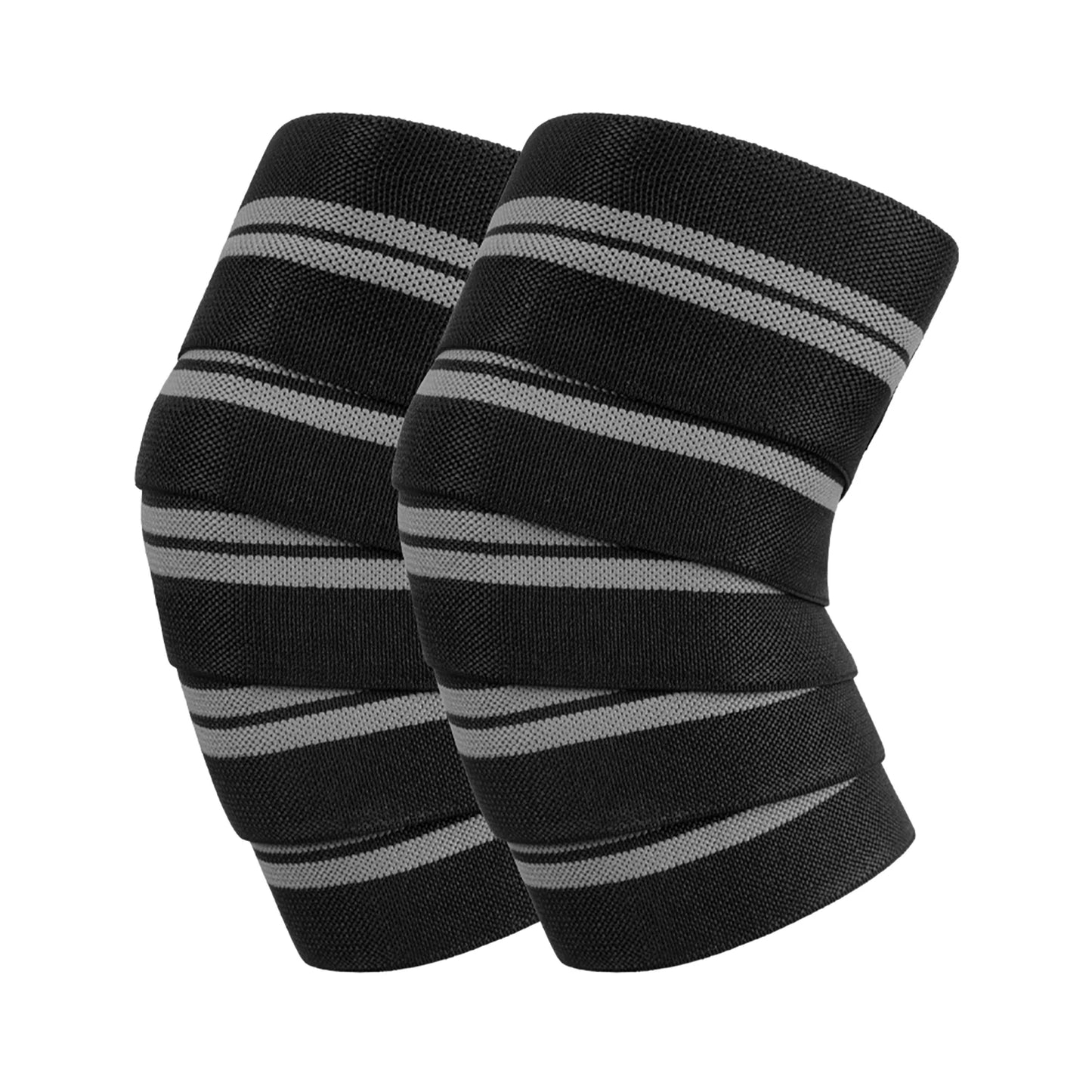 Knee Wraps for Squatting & Powerlifting – Support Bands for CrossFit, Weightlifting & Deadlifts