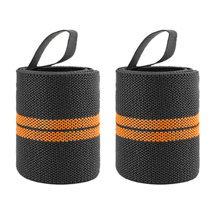 Wrist Support Brace - 1 Pair Extra Strength Weight Lifting Wrist Wraps for Gym & Fitness Training