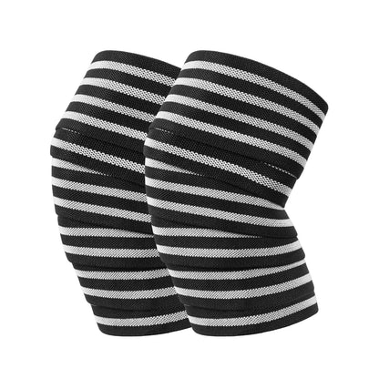 Knee Wraps for Squatting & Powerlifting – Support Bands for CrossFit, Weightlifting & Deadlifts