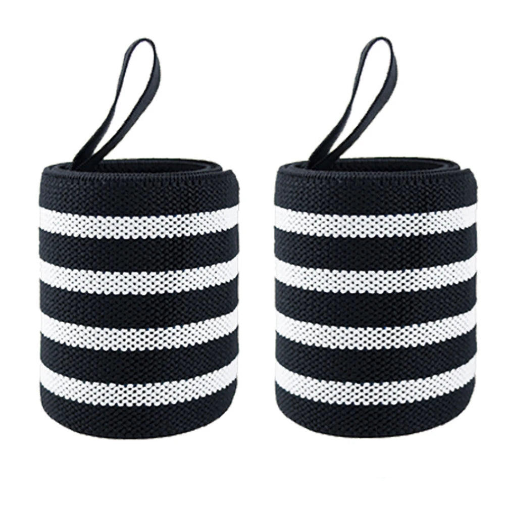 Wrist Support Brace - 1 Pair Extra Strength Weight Lifting Wrist Wraps for Gym & Fitness Training