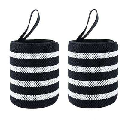 Wrist Support Brace - 1 Pair Extra Strength Weight Lifting Wrist Wraps for Gym & Fitness Training