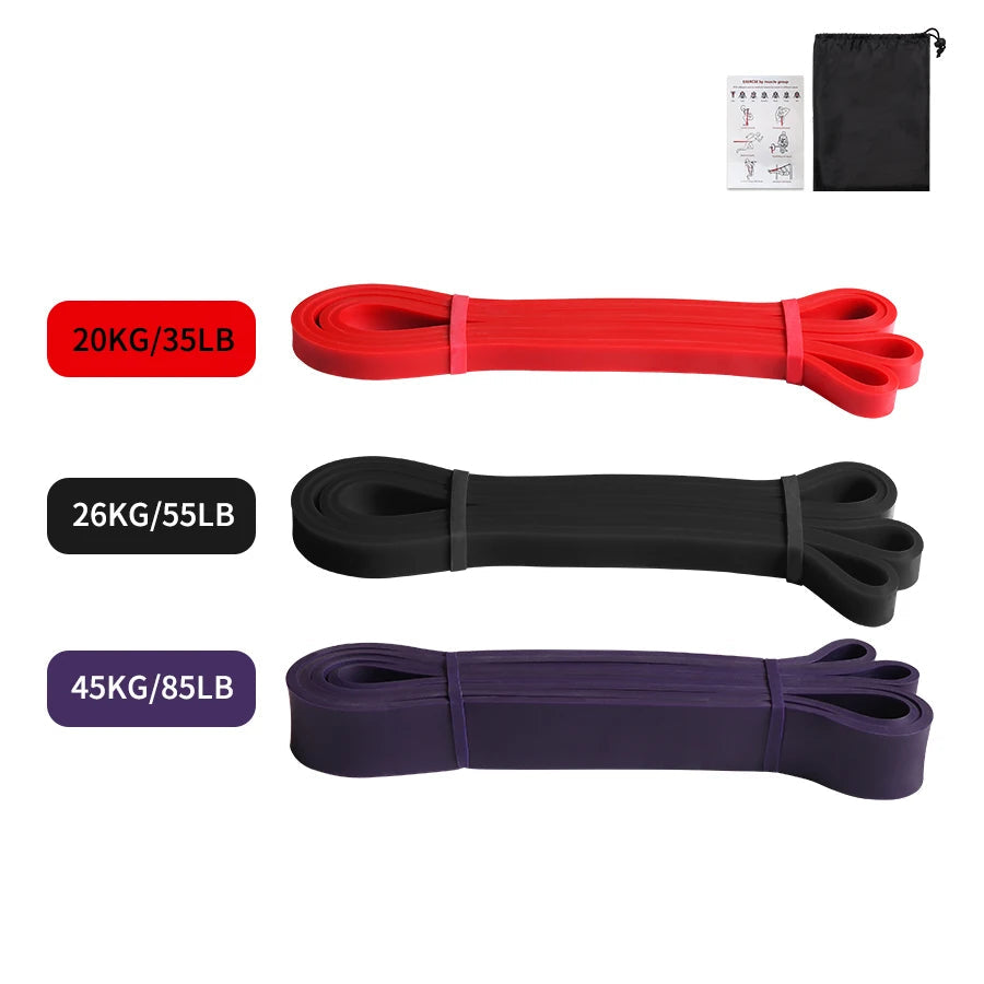 Workout Pilates Latex Resistance Band – Heavy Duty Exercise Band for Strength & Stretch