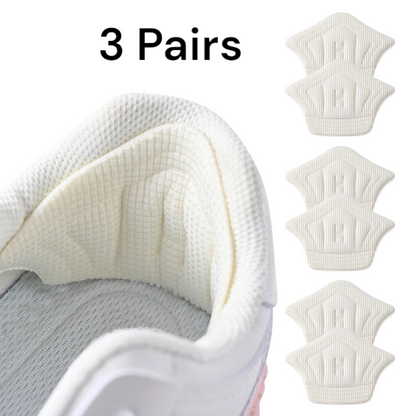 3pair/6pcs Insoles Patch Heel Pads for Sport Shoes Back Sticker Adjustable Size Antiwear Feet Pad Cushion Insert Insole