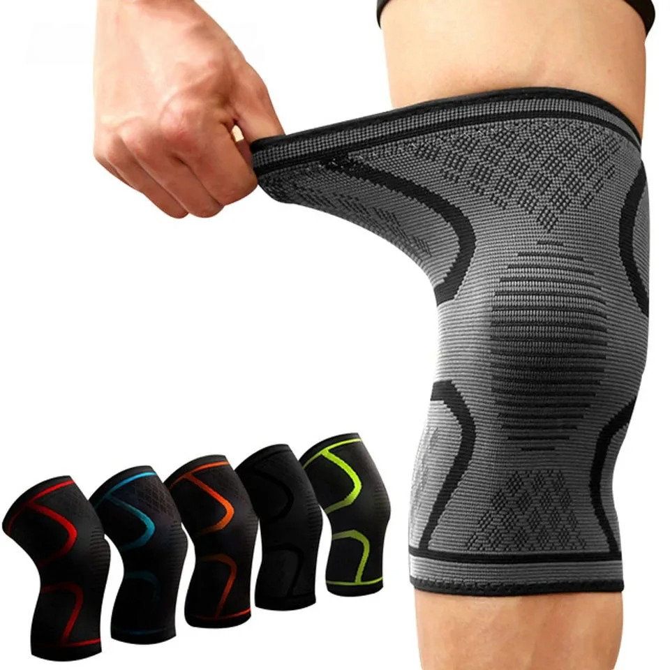 Fitness Knee Support Brace – Elastic Compression Sleeve for Running, Cycling, Basketball & Volleyball