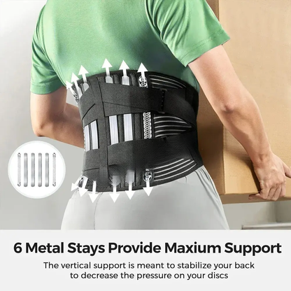 Lumbar Back Support Belt for Men & Women – Orthopedic Waist Trainer Corset for Spine Support, Posture Correction & Pain Relief