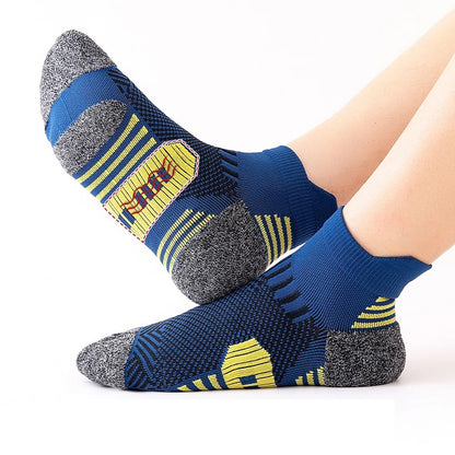 Men's Sport Socks – Breathable Cotton Running & Basketball Socks for Outdoor Training (3/5/9 Pairs